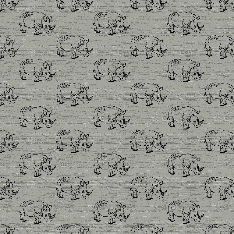 Neushoorn grijs